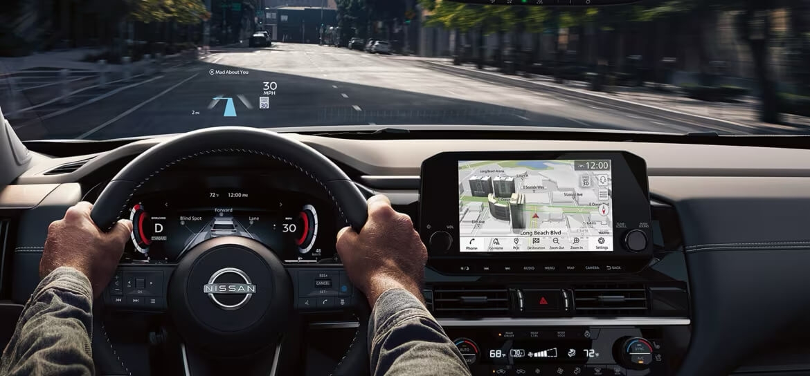 Au volant du Nissan Pathfinder 2025.